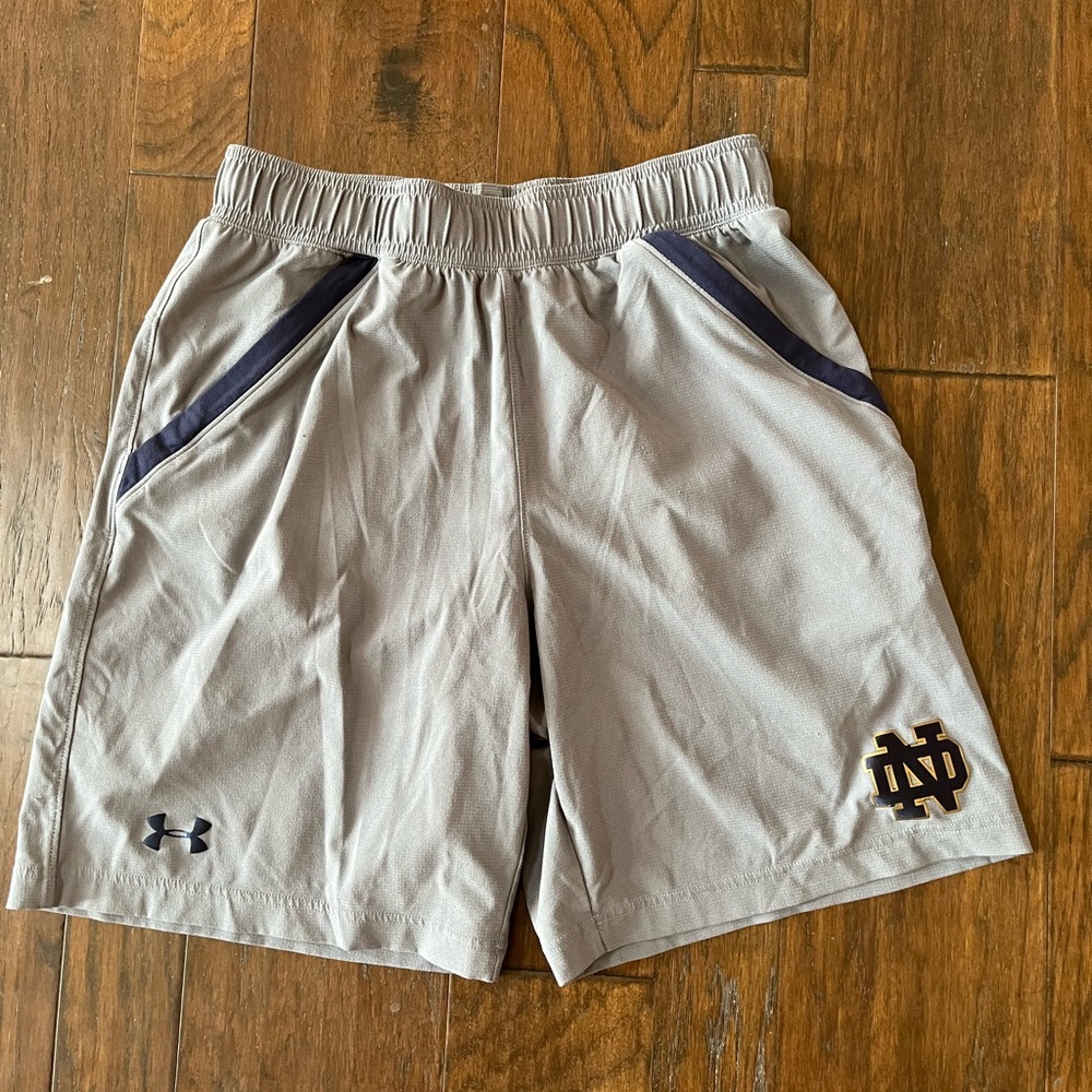 Under Armour Notre Dame Shorts Size Medium